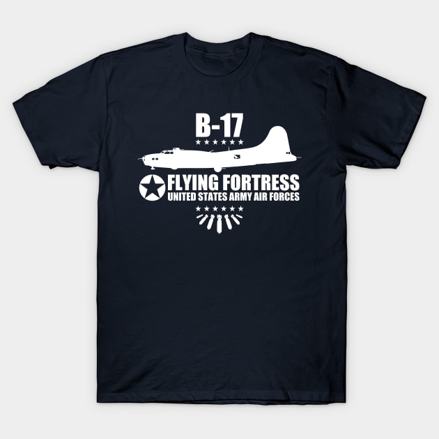 B-17 Flying Fortress T-Shirt by TCP